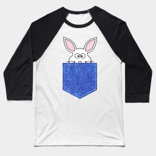 Pocket Bunny Baseball T-Shirt